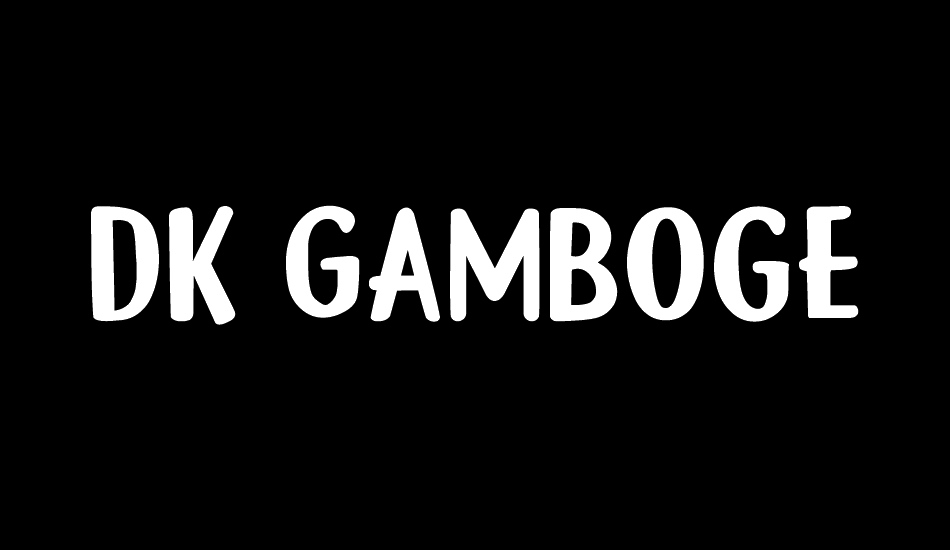 DK Gamboge font big