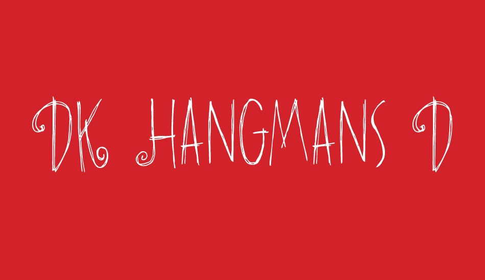 DK Hangmans Delight font big