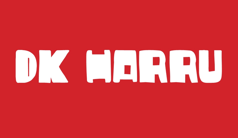 DK Harrumph font big