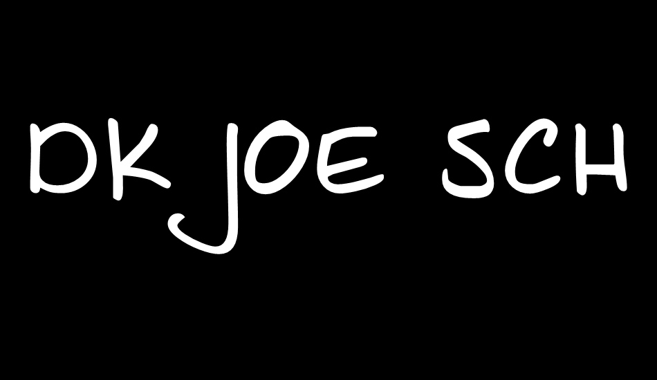 DK Joe Schmoe font big