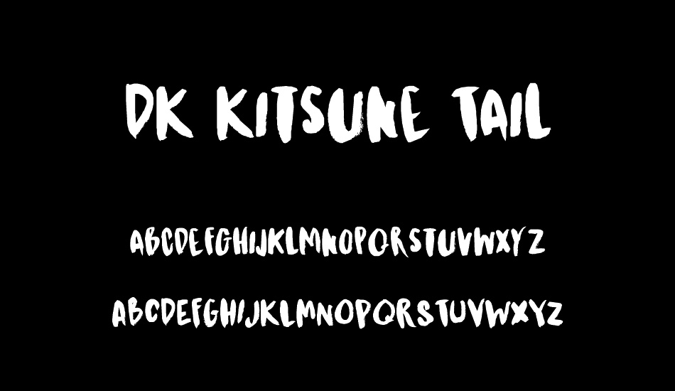 DK Kitsune Tail font