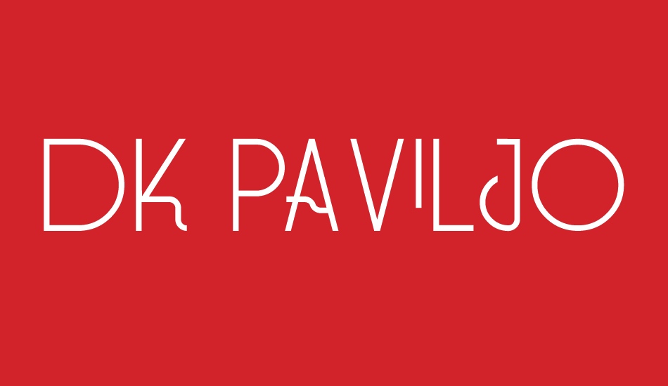 DK Paviljoen font big