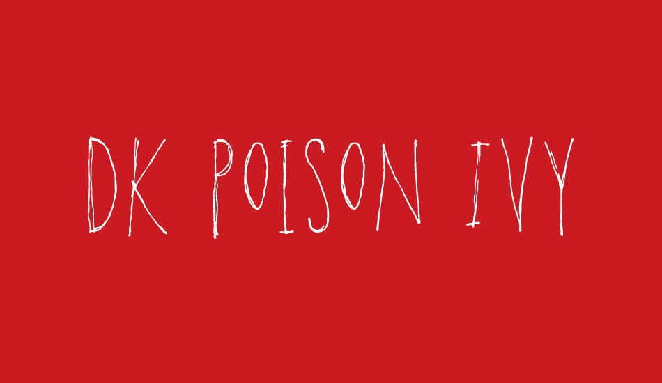 DK Poison Ivy font big