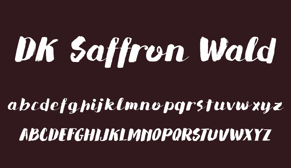 DK Saffron Walden font