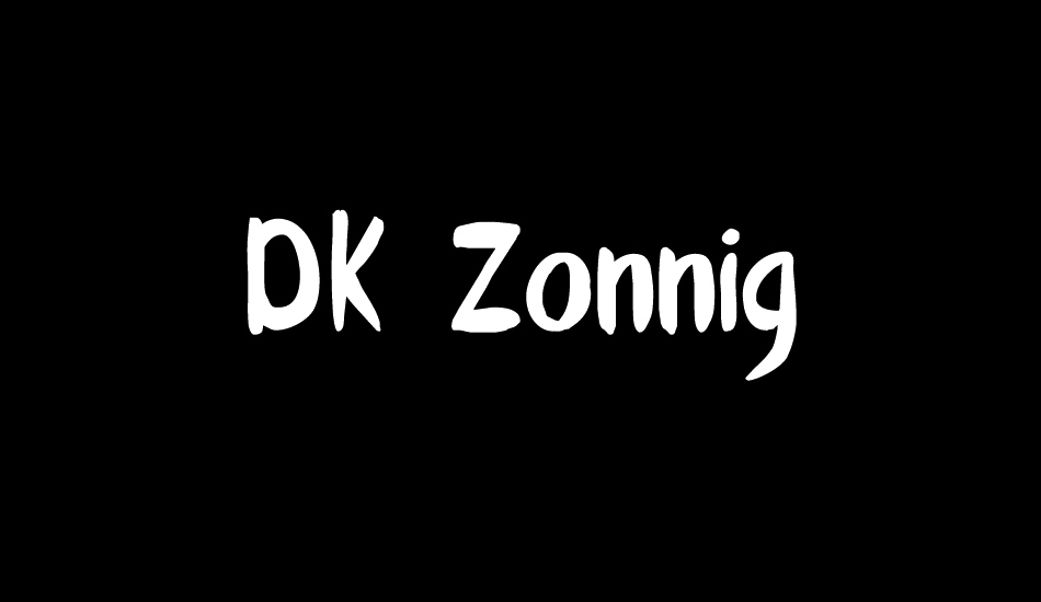 DK Zonnig font big