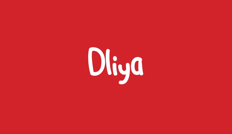 Dliya font big