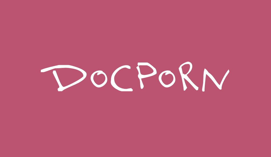 Docporn font big