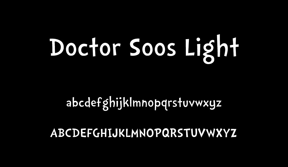 Doctor Soos Light font