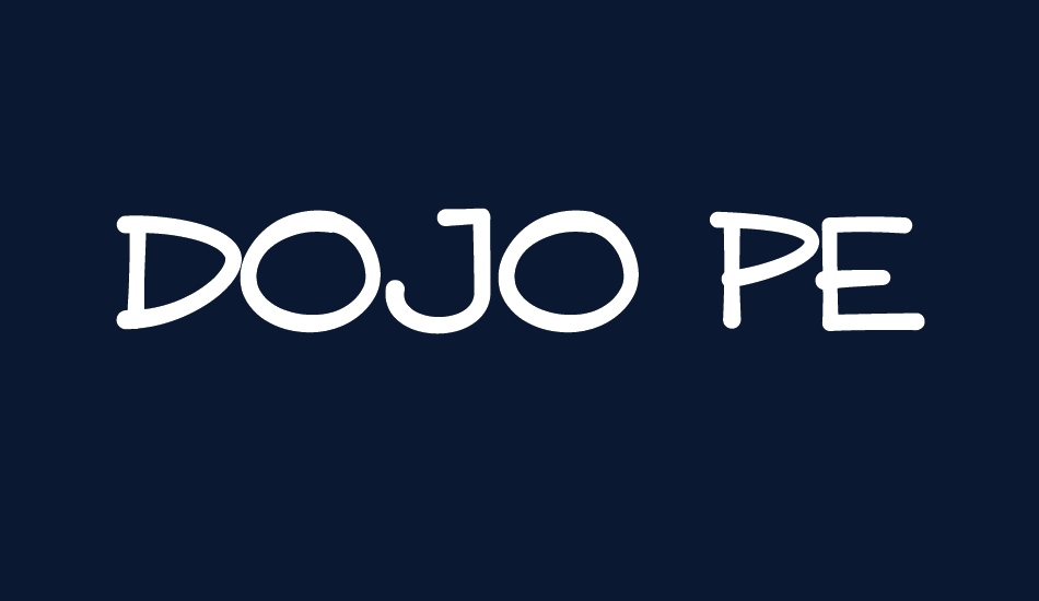 DOJO PEN MASTER DEMO font big