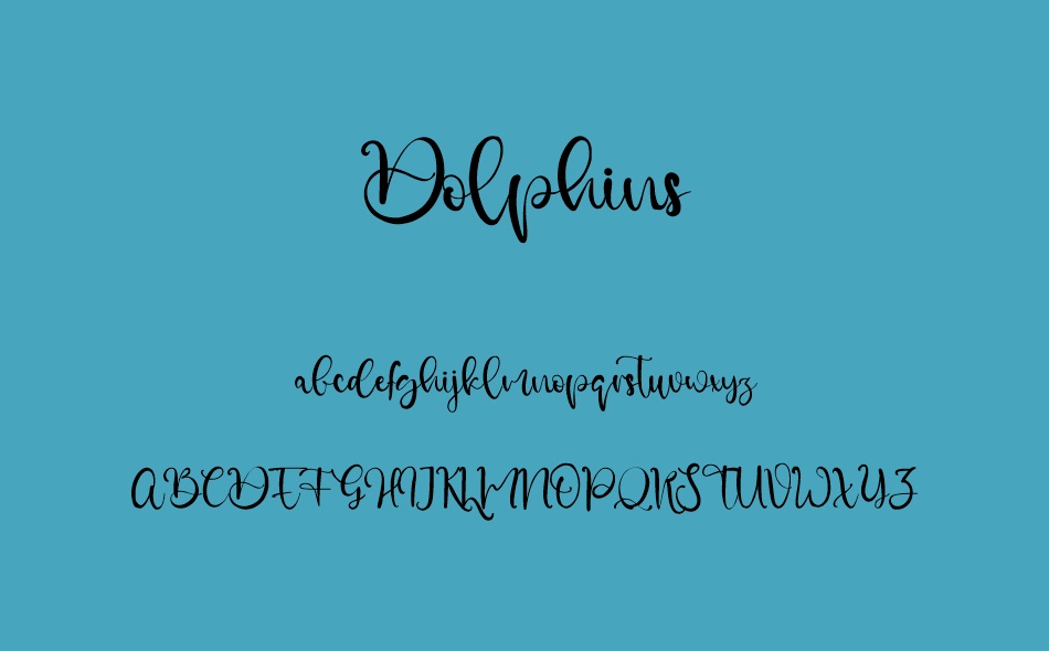 Dolphins font