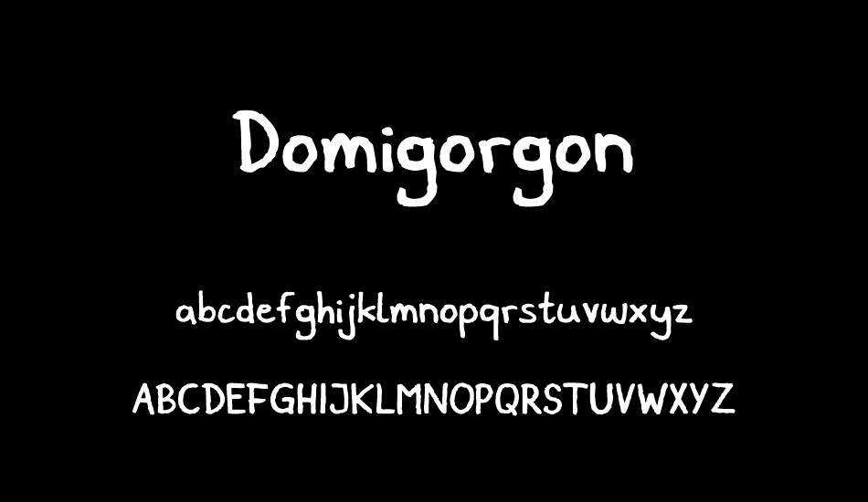 Domigorgon font