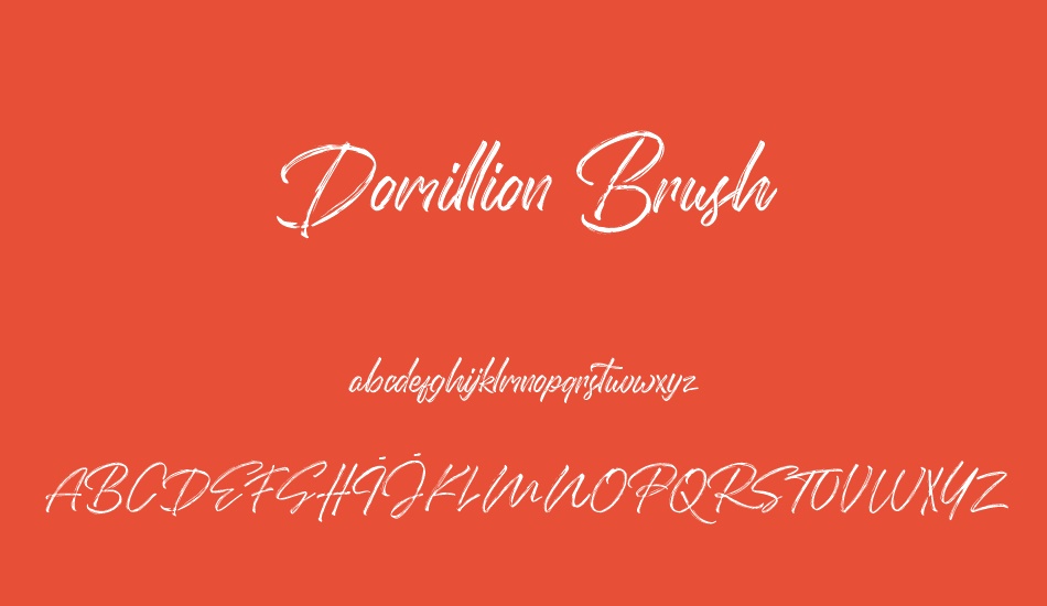 domillion-brush-free font