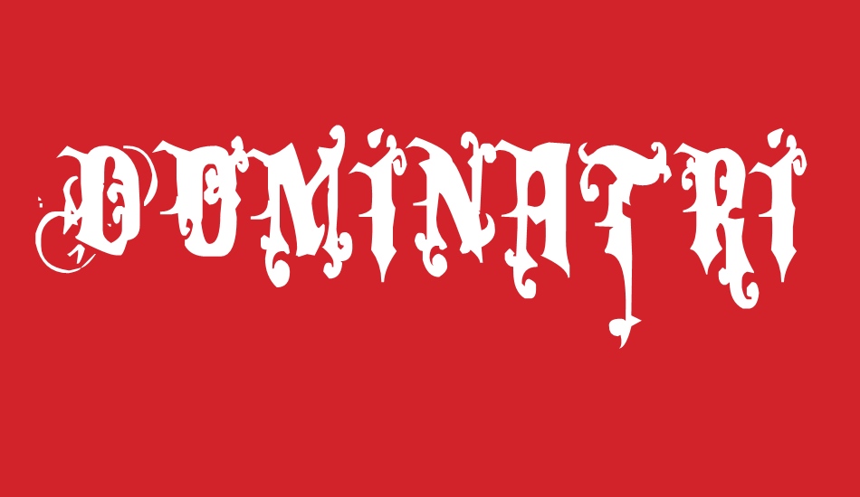 Dominatrix font big