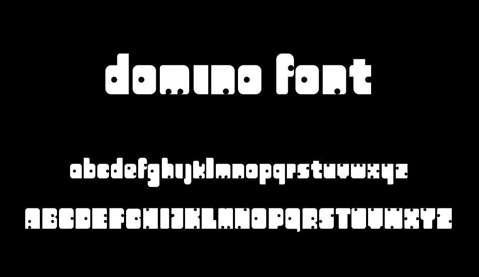 domino font font