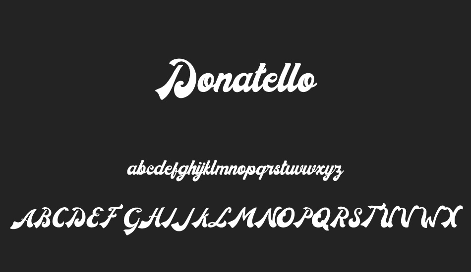 Donatello font