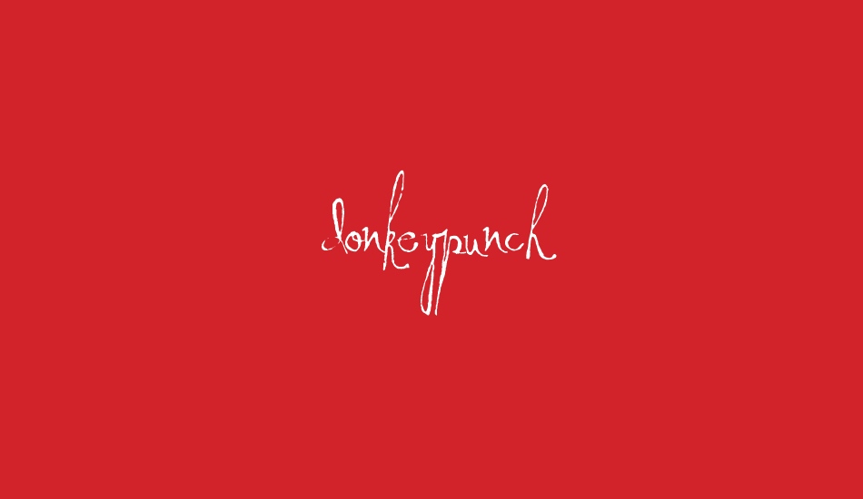 DonkeyPunch font big