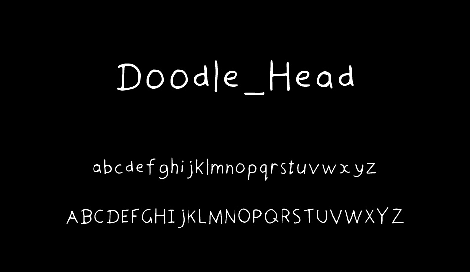 Doodle_Head font