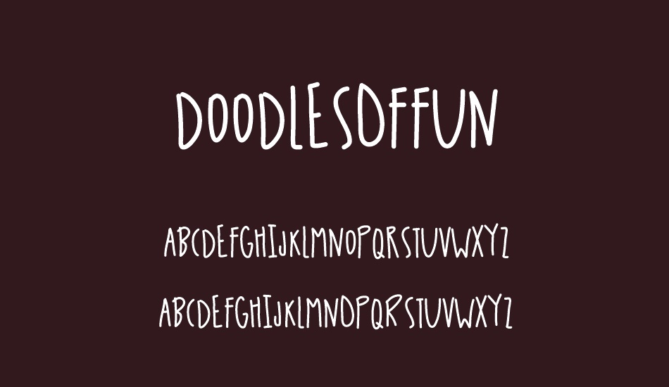 DoodlesOfFun font