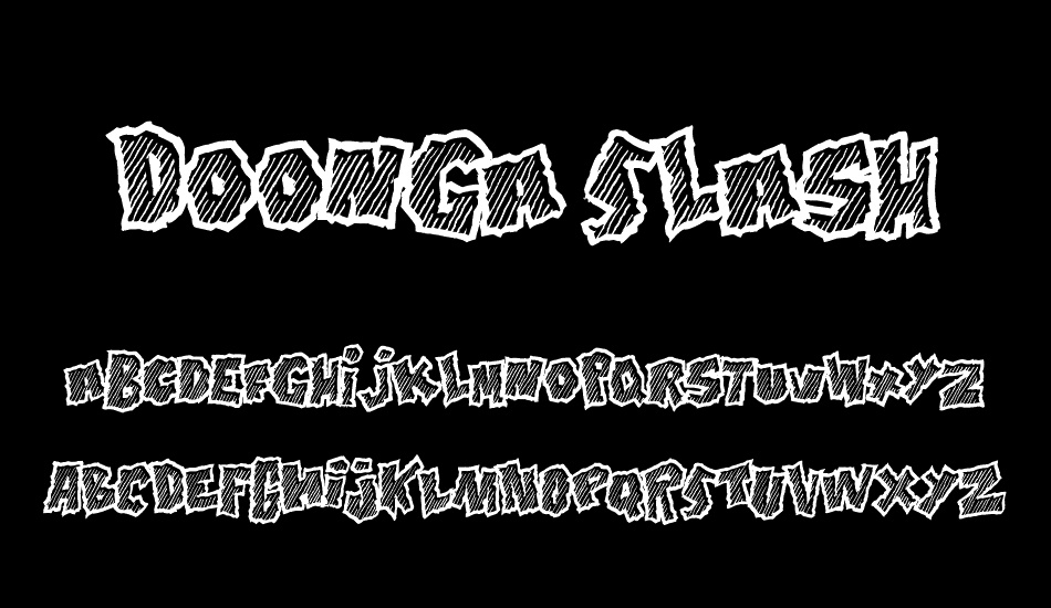 Doonga Slash font