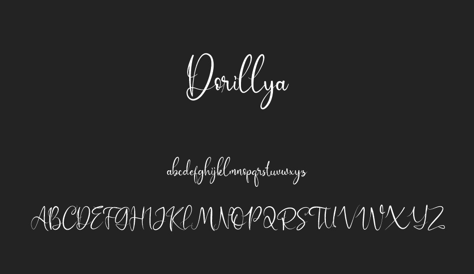 Dorillya Demo font