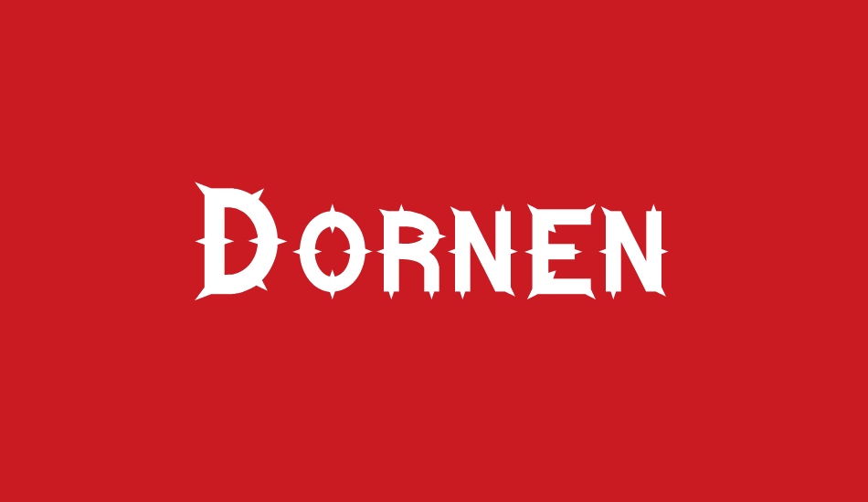 Dornen font big