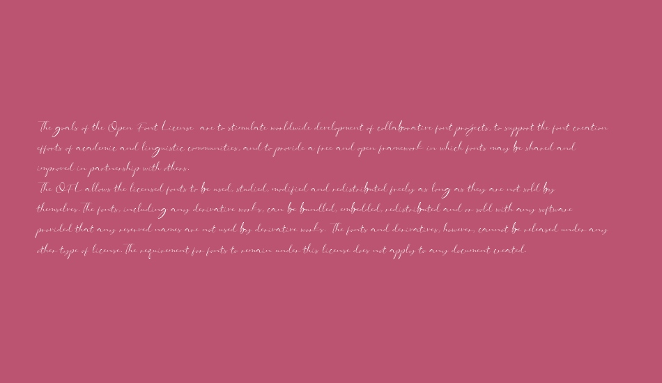 Dorothy Clark Script DEMO font 1