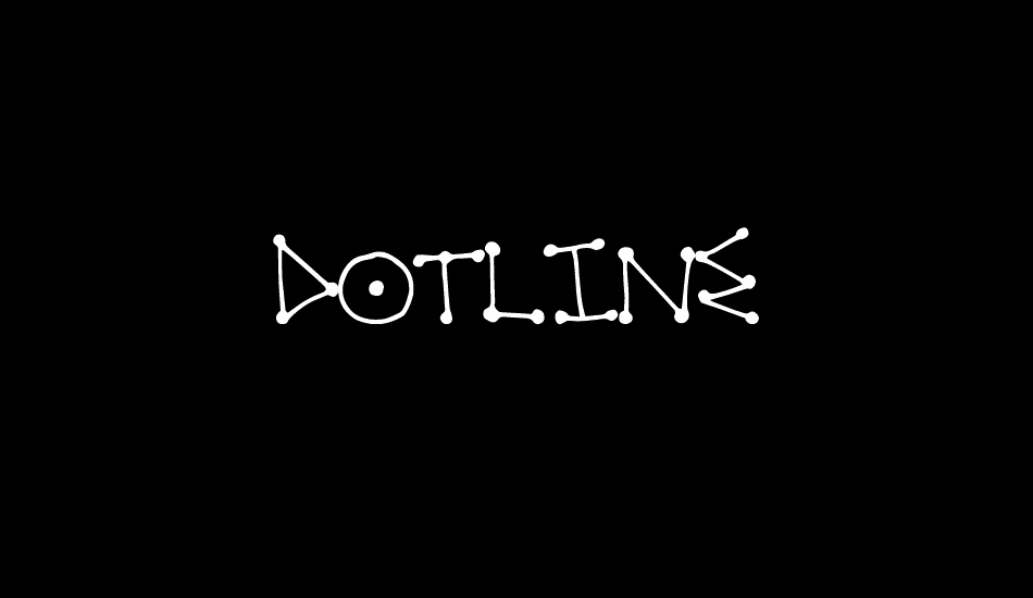 DotLine font big