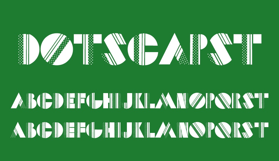 DotsCapsTwo font