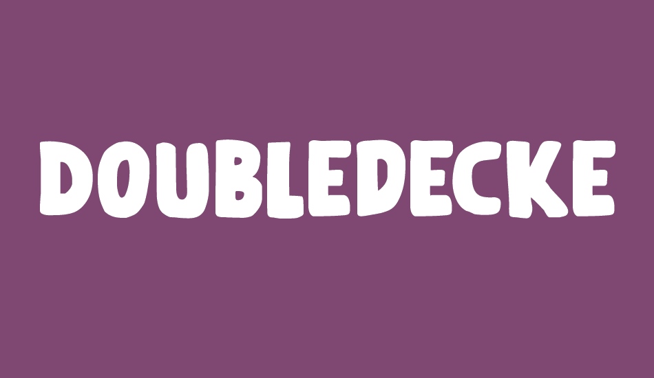 Doubledecker DEMO font big