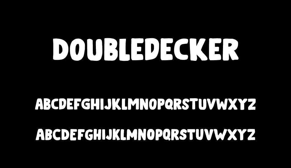 Doubledecker DEMO font