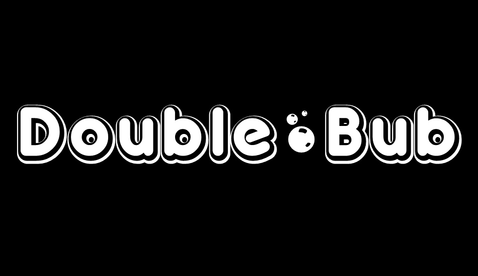 Double•Bubble Shadow font big