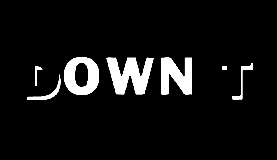 Down Town Auto font big