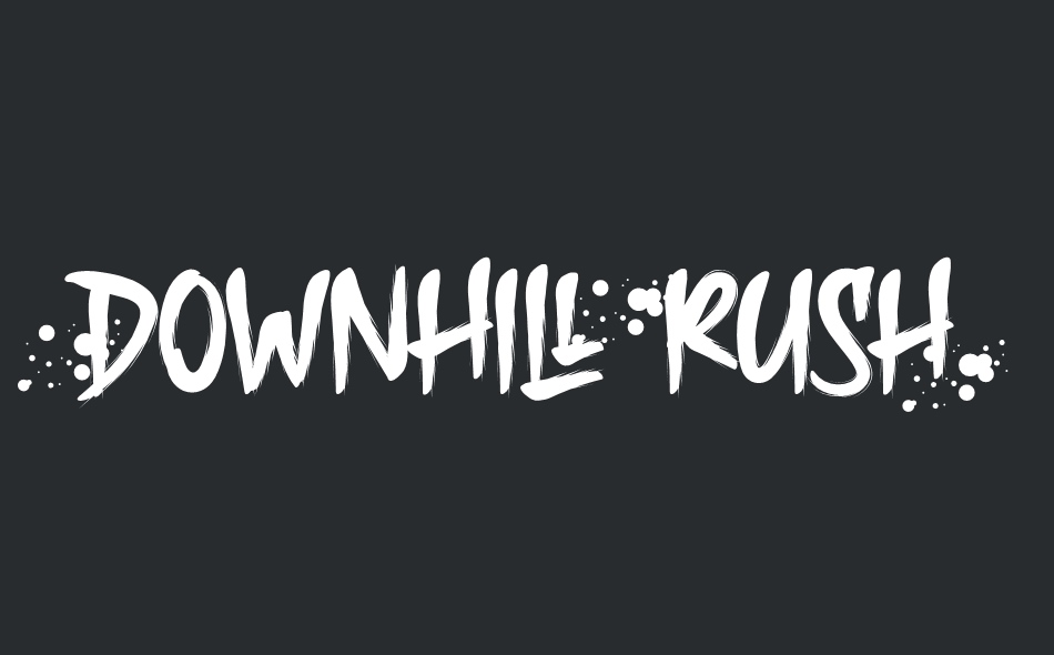 Downhill Rush font big