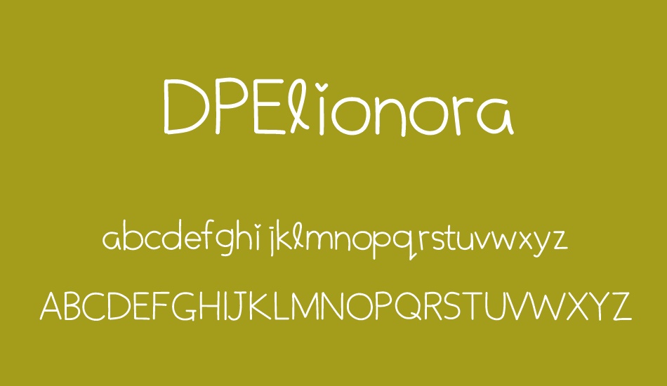 DPElionora font