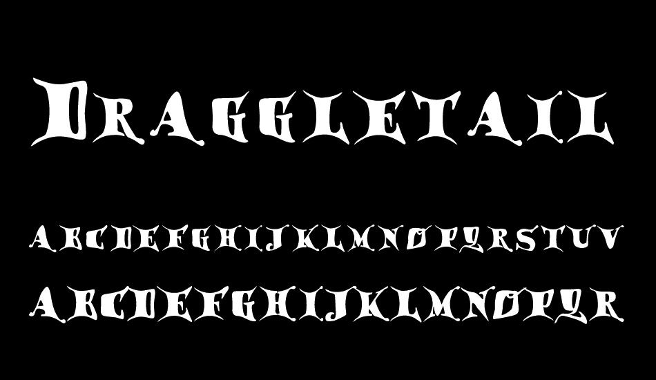 Draggletail font