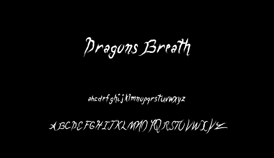 DragonsBreath font