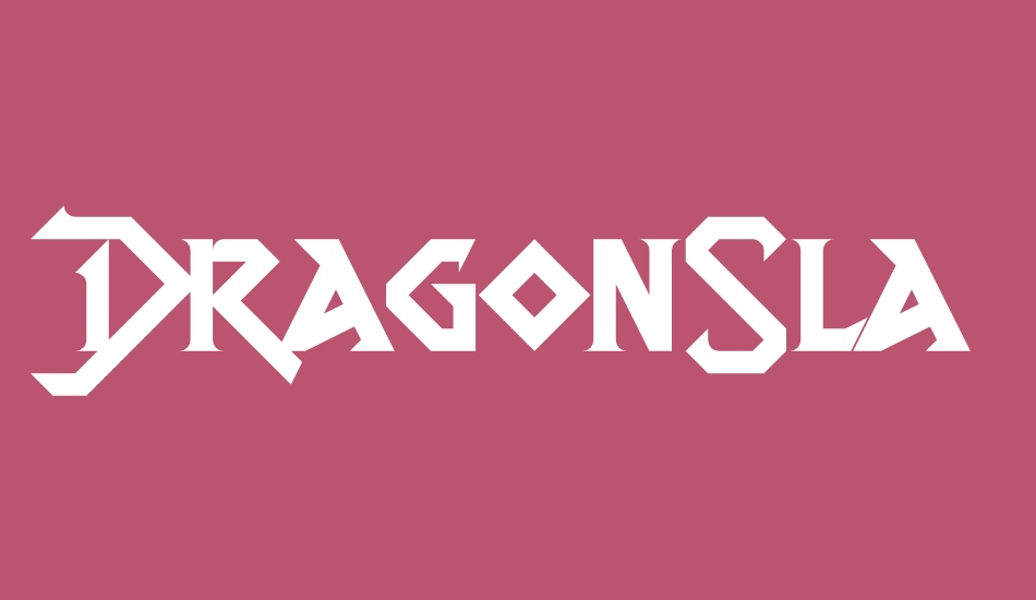 DragonSlapper font big