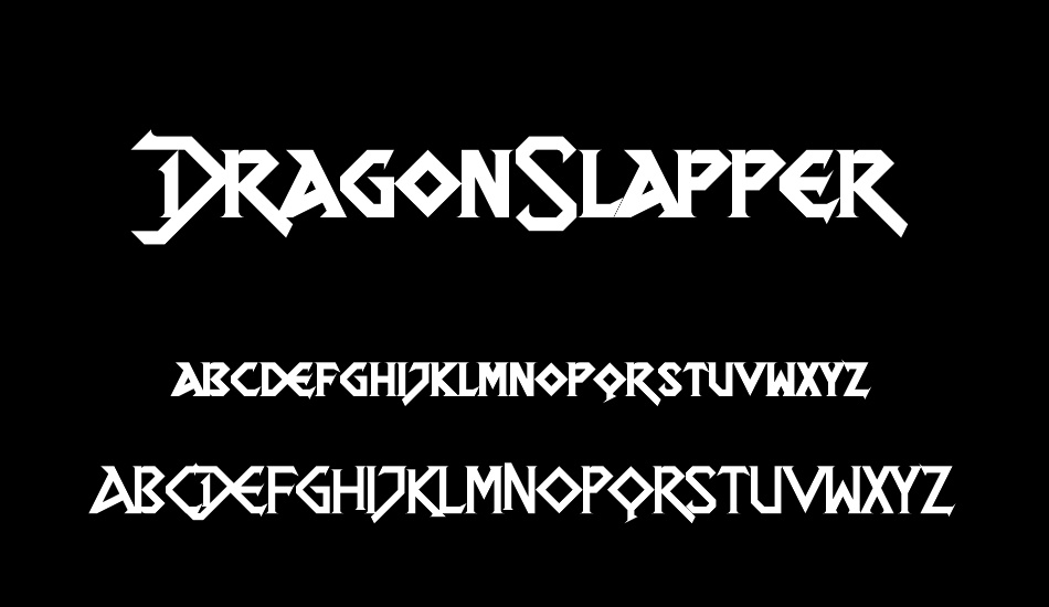 DragonSlapper font