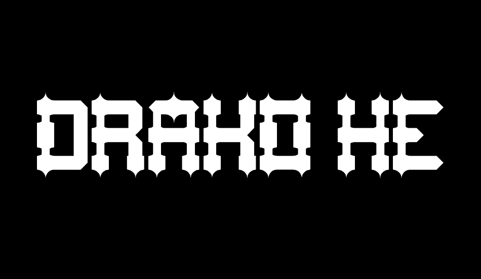 DRAKO HEART font big