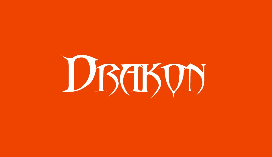 Drakon font big