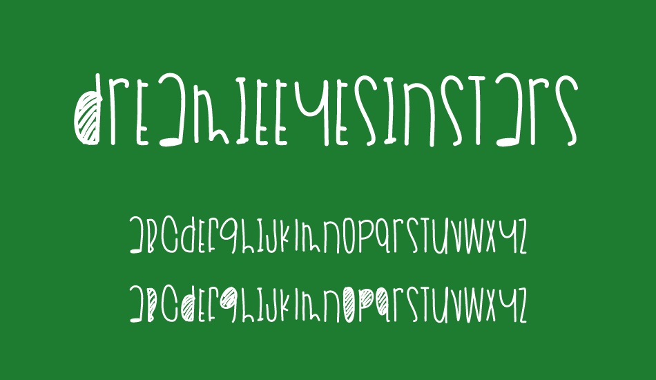 DreamieEyesInStars font