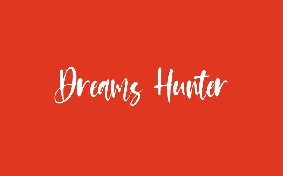 Dreams Hunter font big