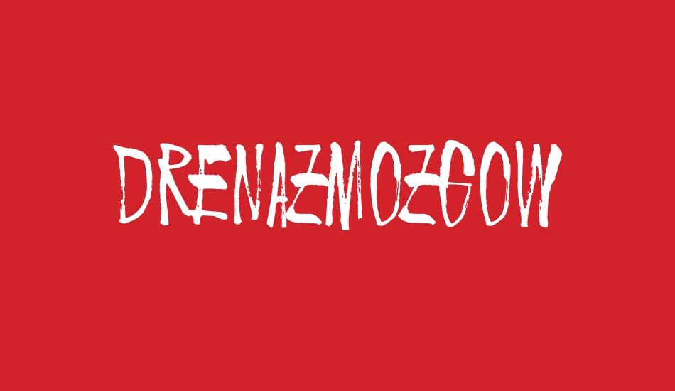 Drenazmozgow font big