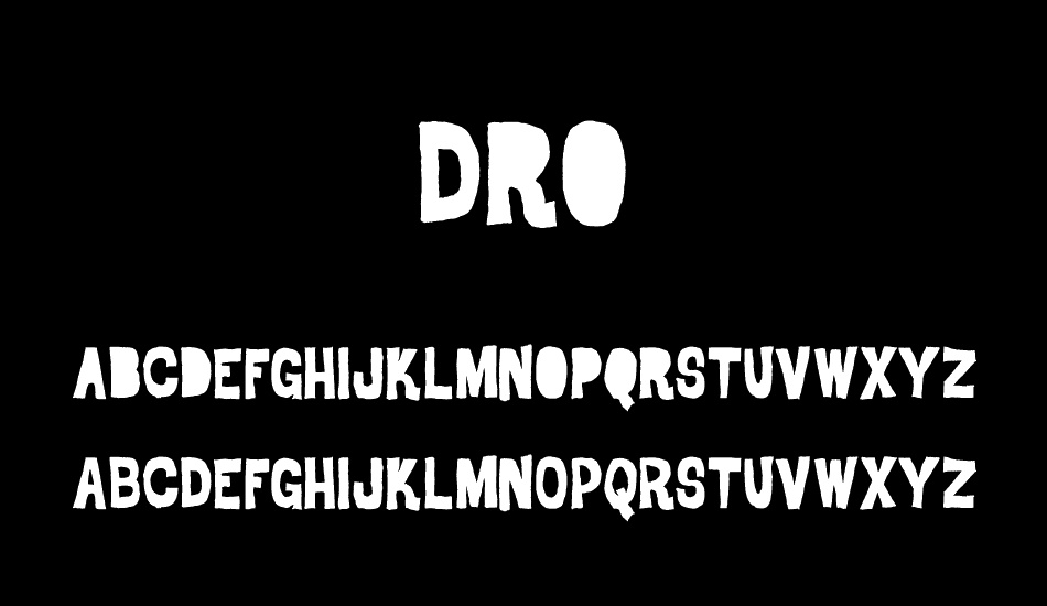 Dro DEMO font