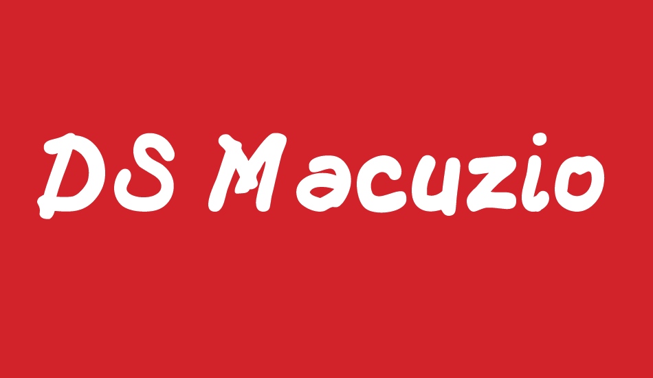 DS Macuzione font big