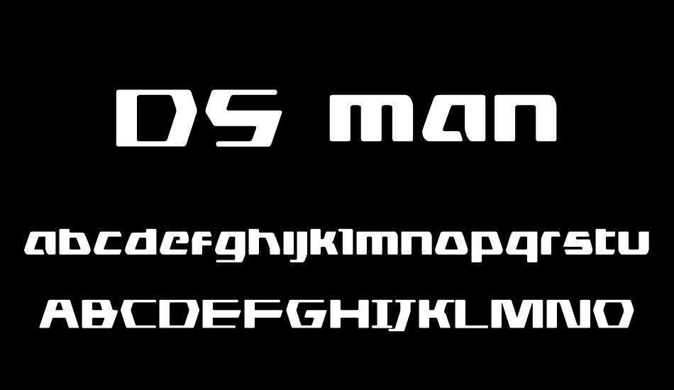 DS man font