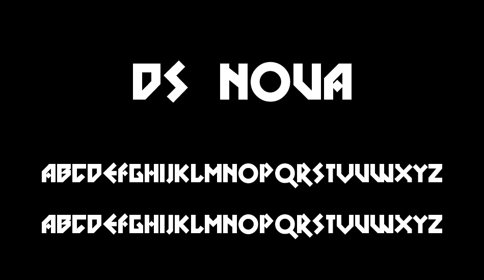 DS Nova font