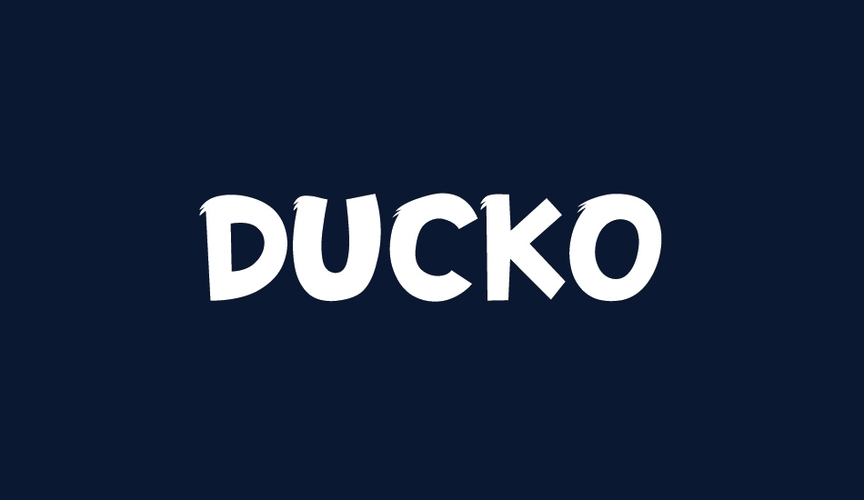 DUCKO DEMO font big