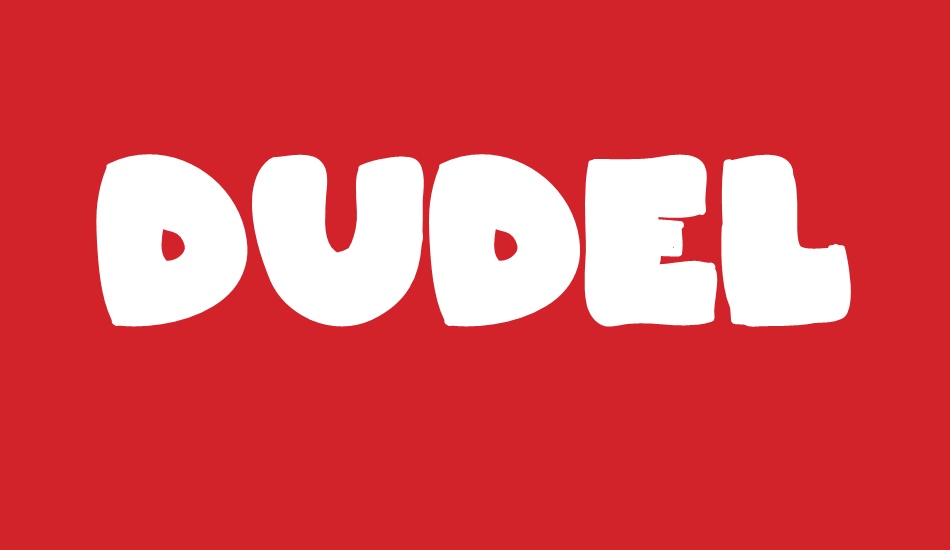 Dudeludel font big