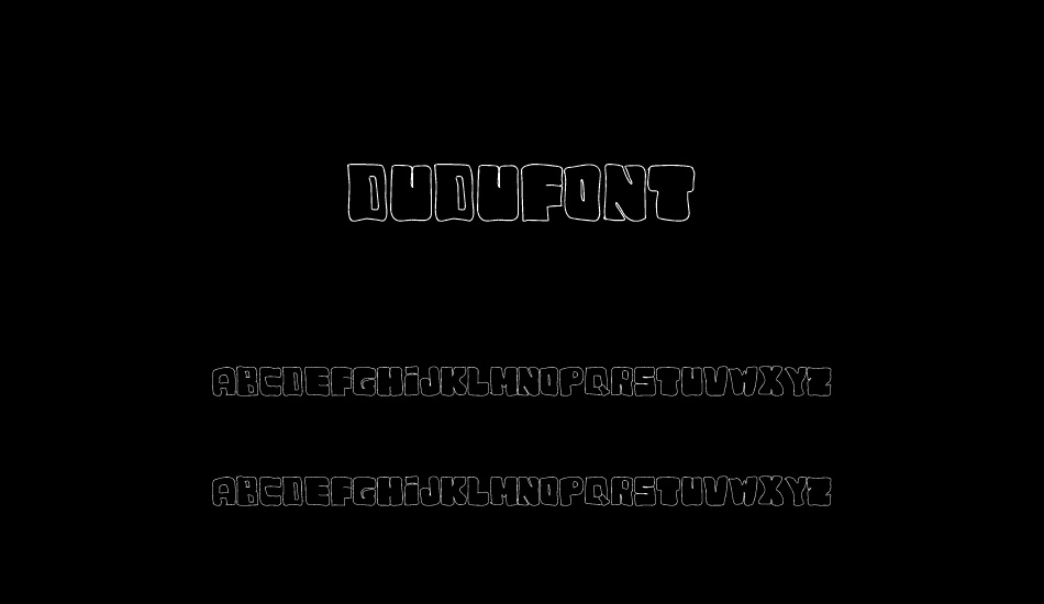 dudufont font